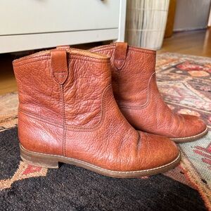 Madewell Brown Ankle Boots